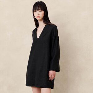 Banana Republic European Linen Kaftan Mini Dress